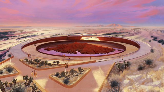 One Laguna rendering for the Pueblo of Laguna by Miziker.